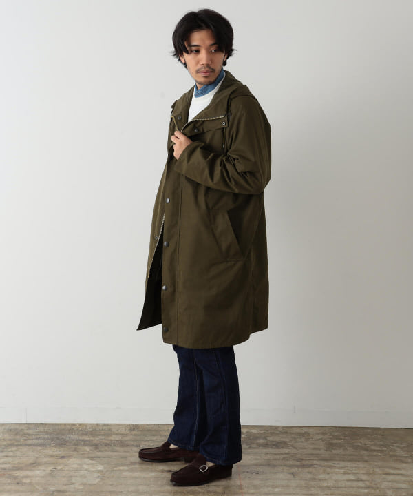 BEAMS F（ビームスF）Barbour × BEAMS F / 別注 HOODED HUNTING ピーチ