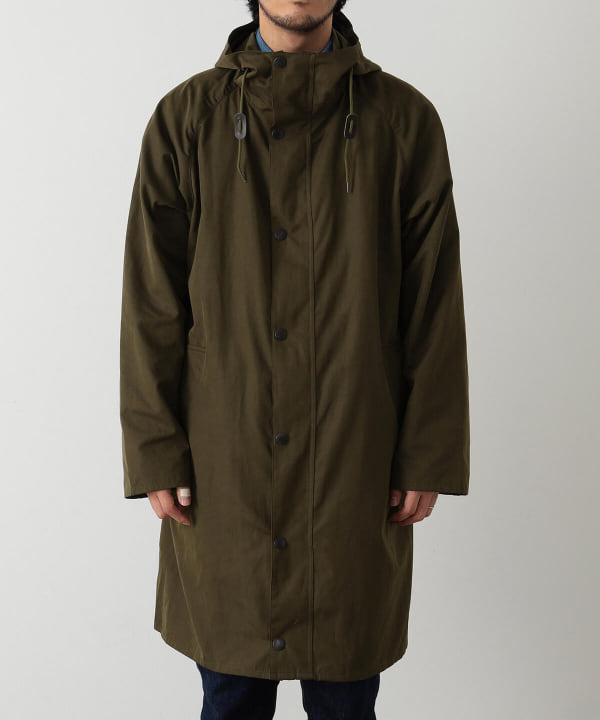 BEAMS F（ビームスF）Barbour × BEAMS F / 別注 HOODED HUNTING ピーチ