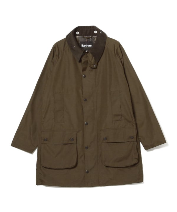 独特の上品 Barbour × BEAMS F / TRANSPORTピーチドコットン 38