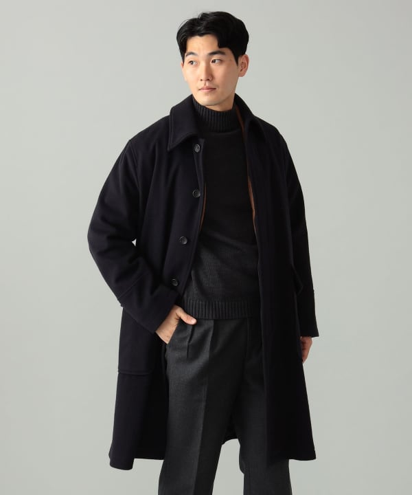 BEAMS F（ビームスF）Sealup × BEAMS F / 別注 ロング バルカラーコート（コート ステンカラーコート）通販｜BEAMS