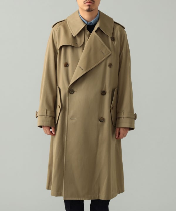 BEAMS F F CONCETTO / wool cotton gabin trench BEAMS (coat trench coat) mail  order | BEAMS