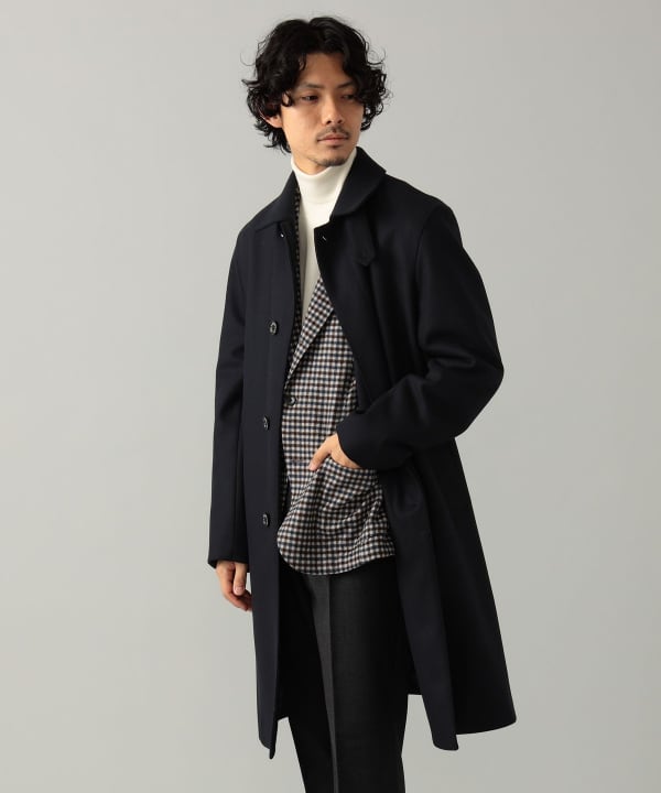 BEAMS F（ビームスF）【別注】MACKINTOSH / DUNKELD メルトン ステンカラーコート（コート ステンカラーコート）通販｜BEAMS