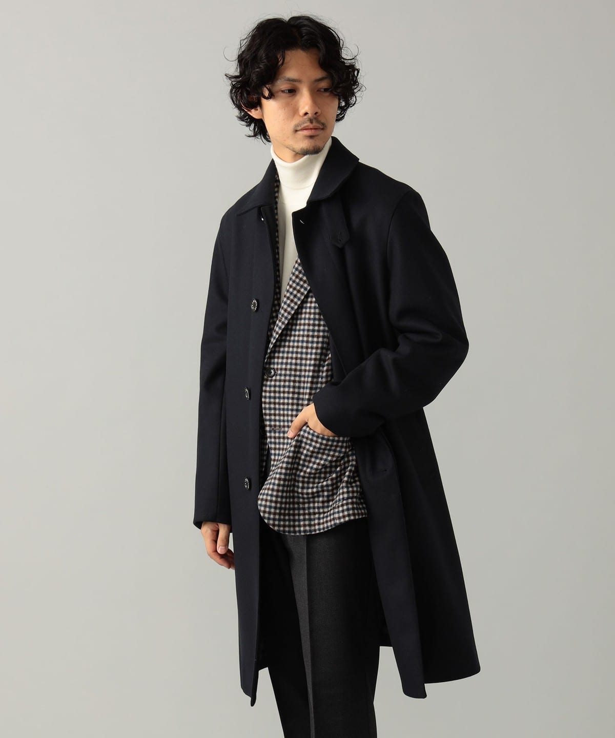 BEAMS F（ビームスF）MACKINTOSH / DUNKELD メルトン ステン