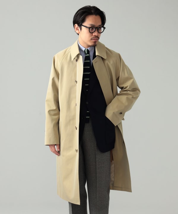 【NAVY】BEAMS LIGHTS / バルカラー コート