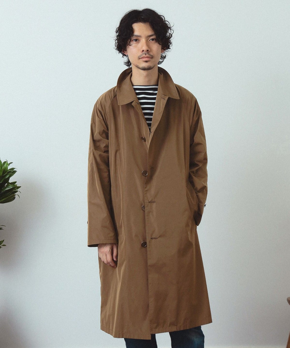 BEAMS F / ラグランスリーブ ステンカラーコート 中村氏 - www.dgrshop.com