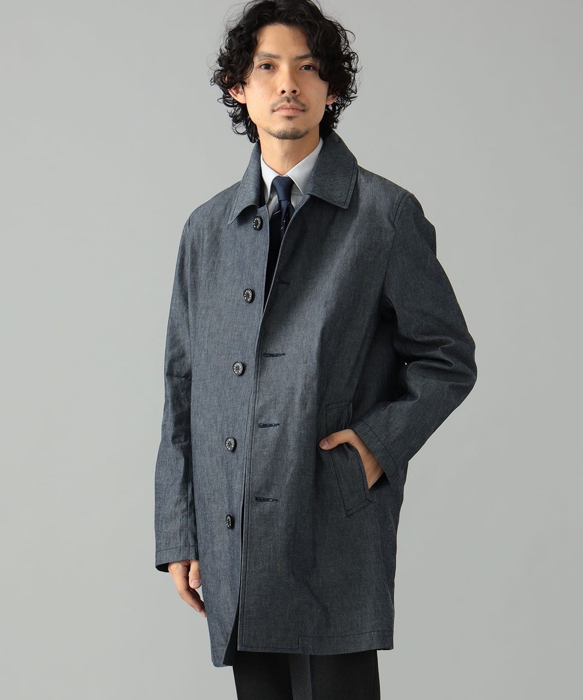 MACKINTOSH マッキントッシュ 別注 ダンケルド チノ 34 ネイビー 