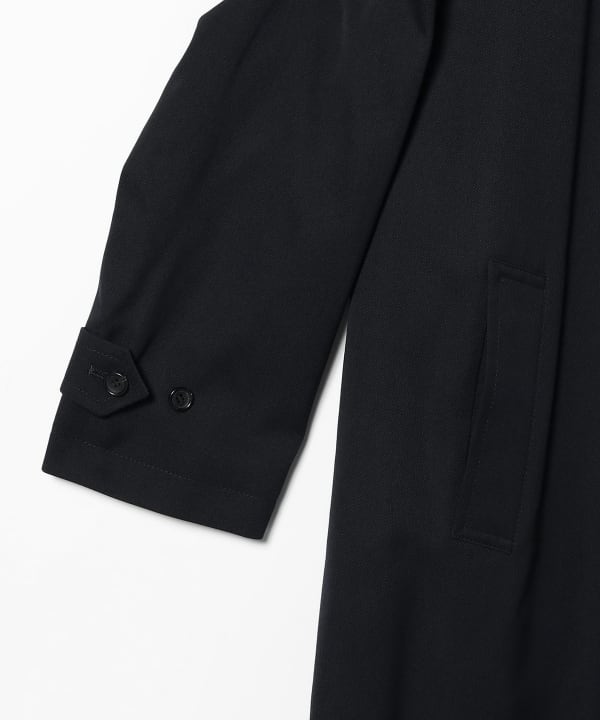 定価187,000円　CONCETTO / ウールコットン バルカラーコート BEAMS F（ビームスF）CONCETTO / ウールコットン バルカラー