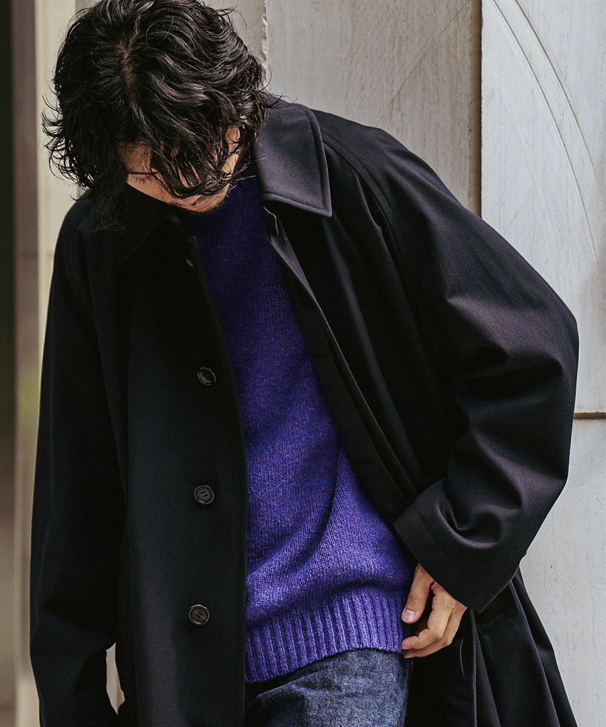 BEAMS F(ビームスF)CONCETTO / ウールコットン バルカラー BEAMS F(ビームスF)CONCETTO / ウールコットン バルカラー