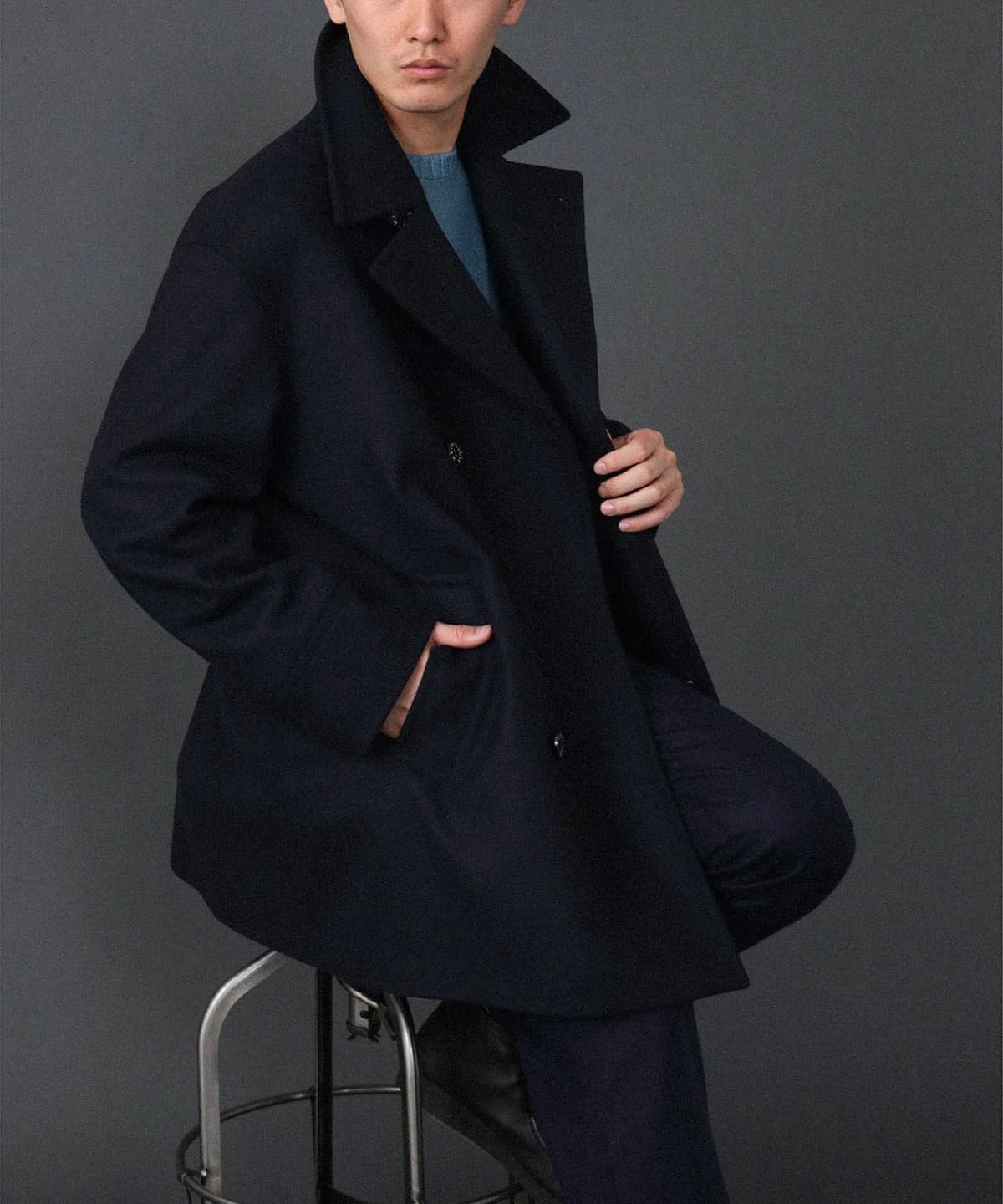 BEAMS F（ビームスF）MACKINTOSH / HUMBIE P-COAT ウール ピーコート（コート ピーコート）通販｜BEAMS