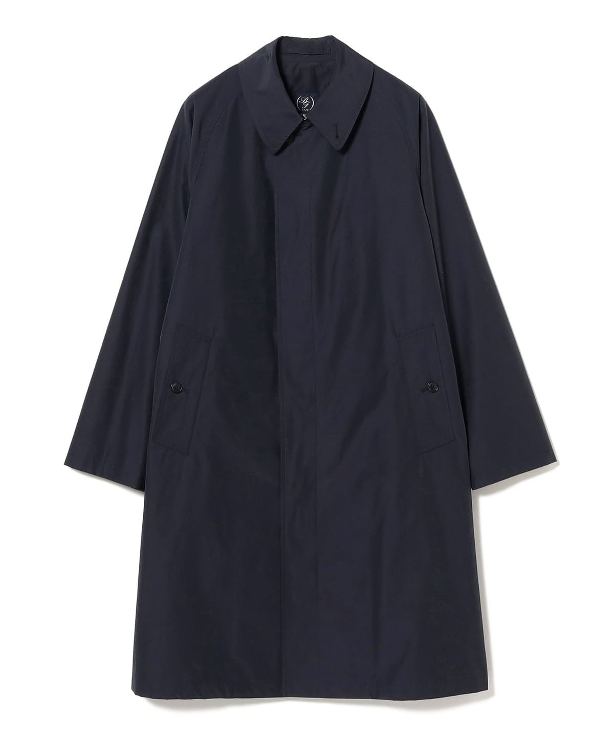 BEAMS F（ビームスF）シングルラグランスリーブ バルカラーコート