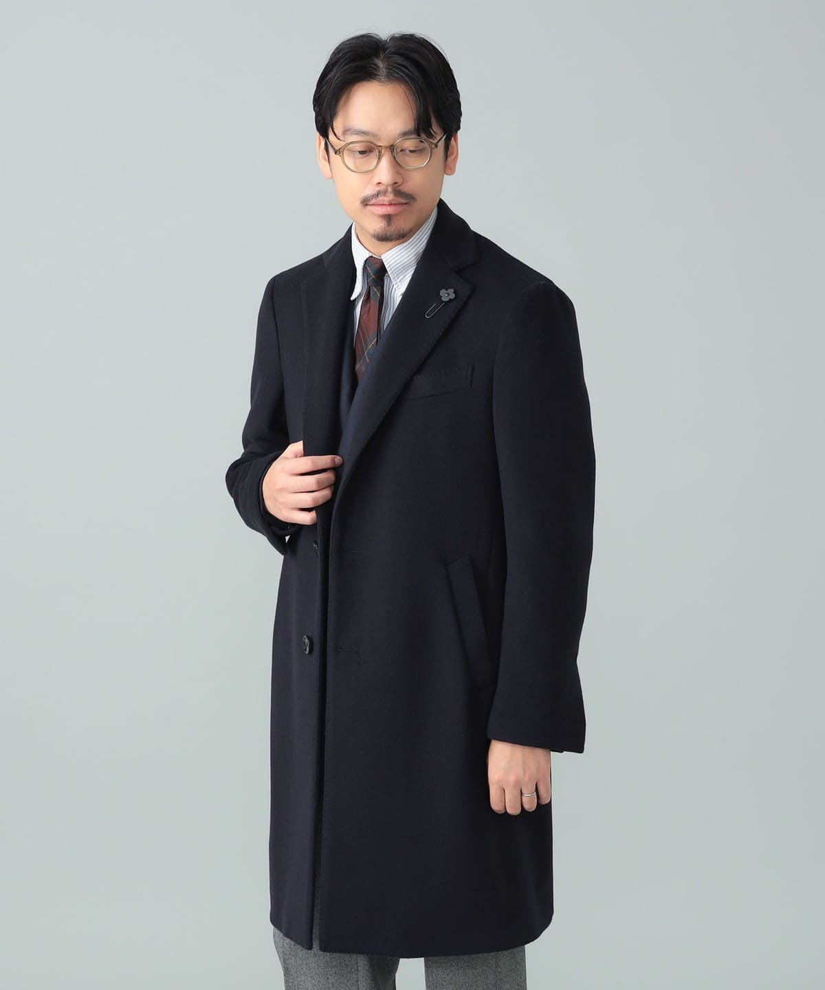 BEAMS F（ビームスF）LARDINI / ウールビーバー スポルベリーノコート