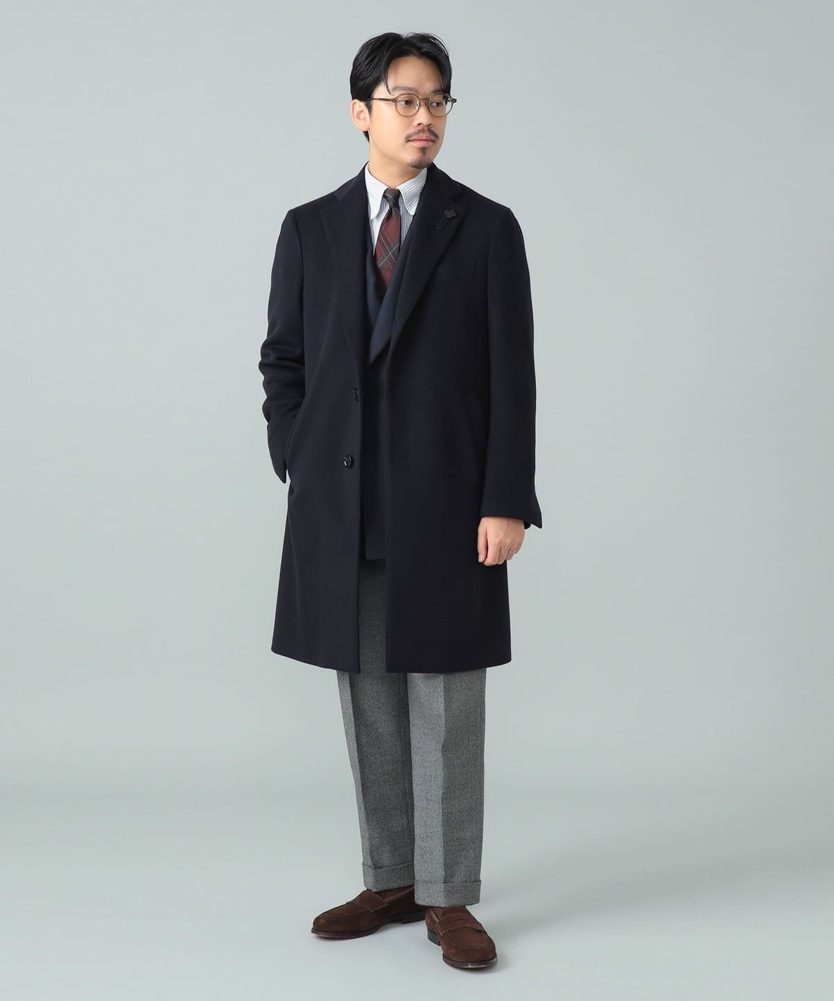 BEAMS F（ビームスF）LARDINI / ウールビーバー スポルベリーノコート