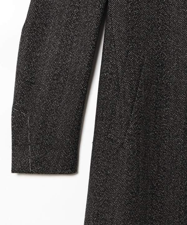 【BEAMS F】ビームス エフ　ヘリンボーン　チェスターコート　サイズ44 BEAMS F（ビームスF）【別注】INVERTERE / ヘリンボーン