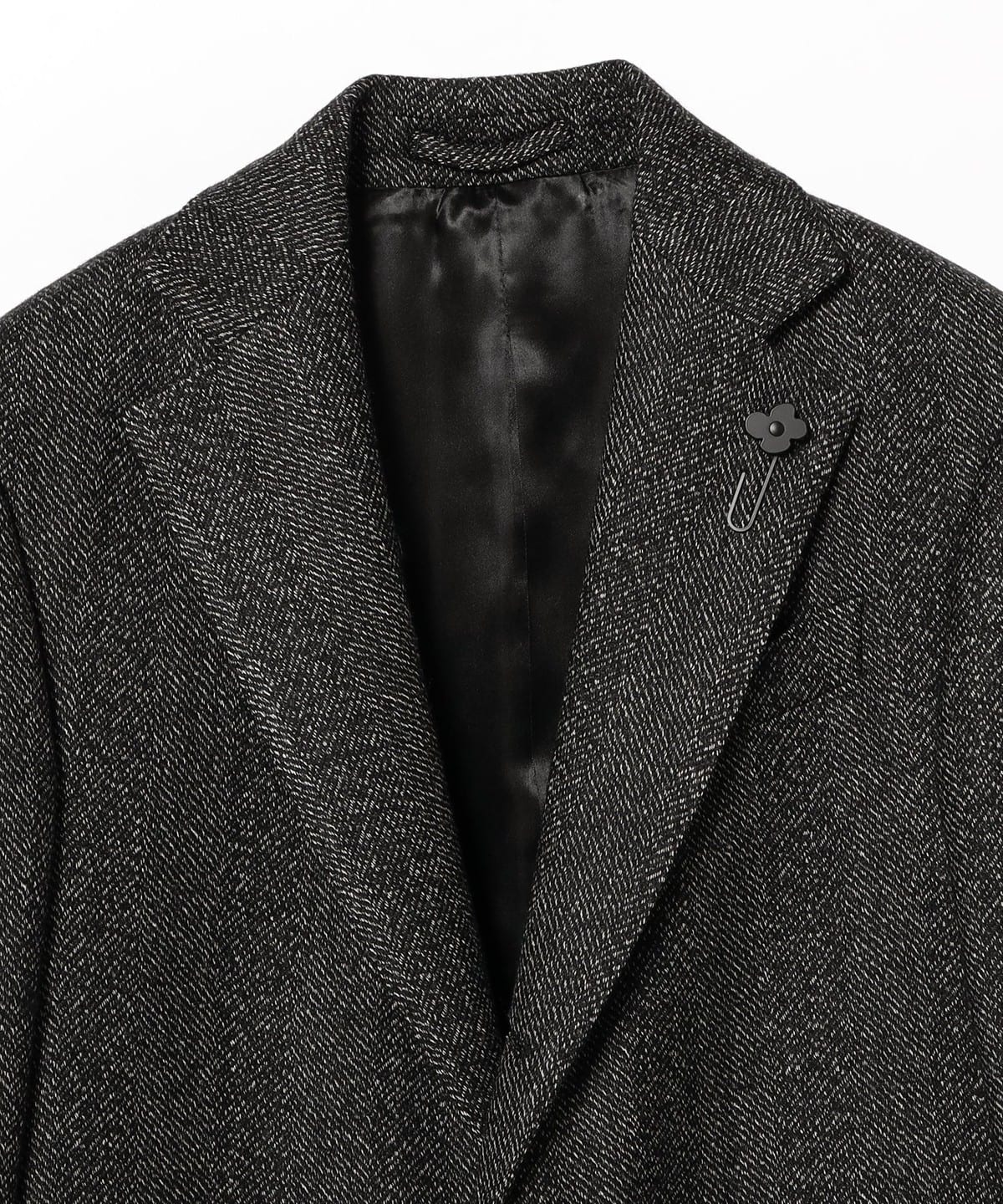 専用　ビームス F 濃紺 LARDINI イタリア製　コート 46　M BEAMS F（ビームスF）LARDINI / ウール スポルベリーノコート
