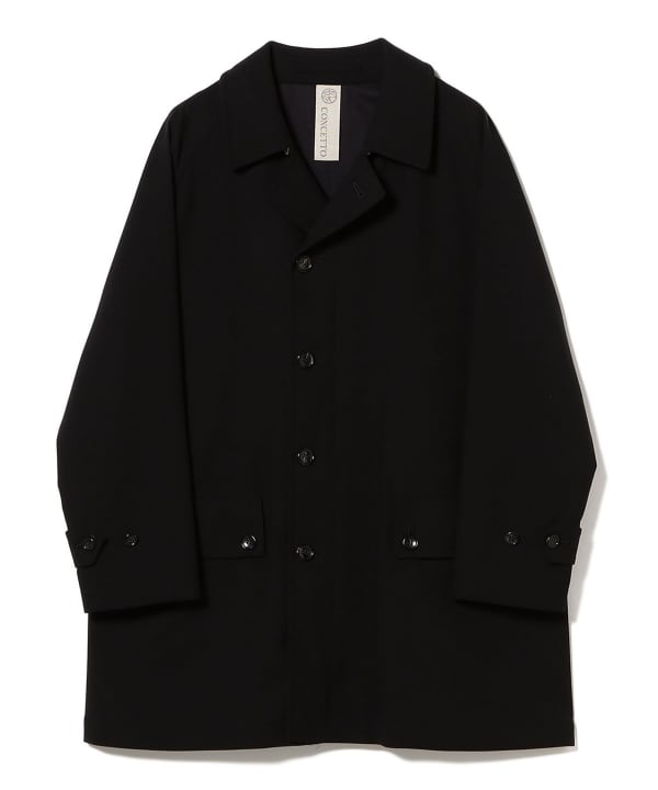 BEAMS F ビームスエフ ウールチェスターコート ネイビー S イタリア製 BEAMS F ビームスエフ ウールチェスターコート ネイビー S