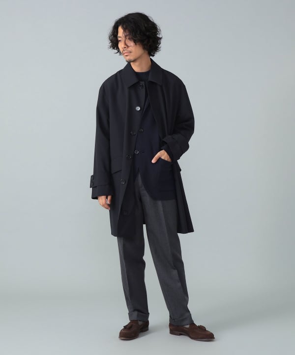 MACKINTOSH BEAMS F 別注 ウール ベルテッドコート 34