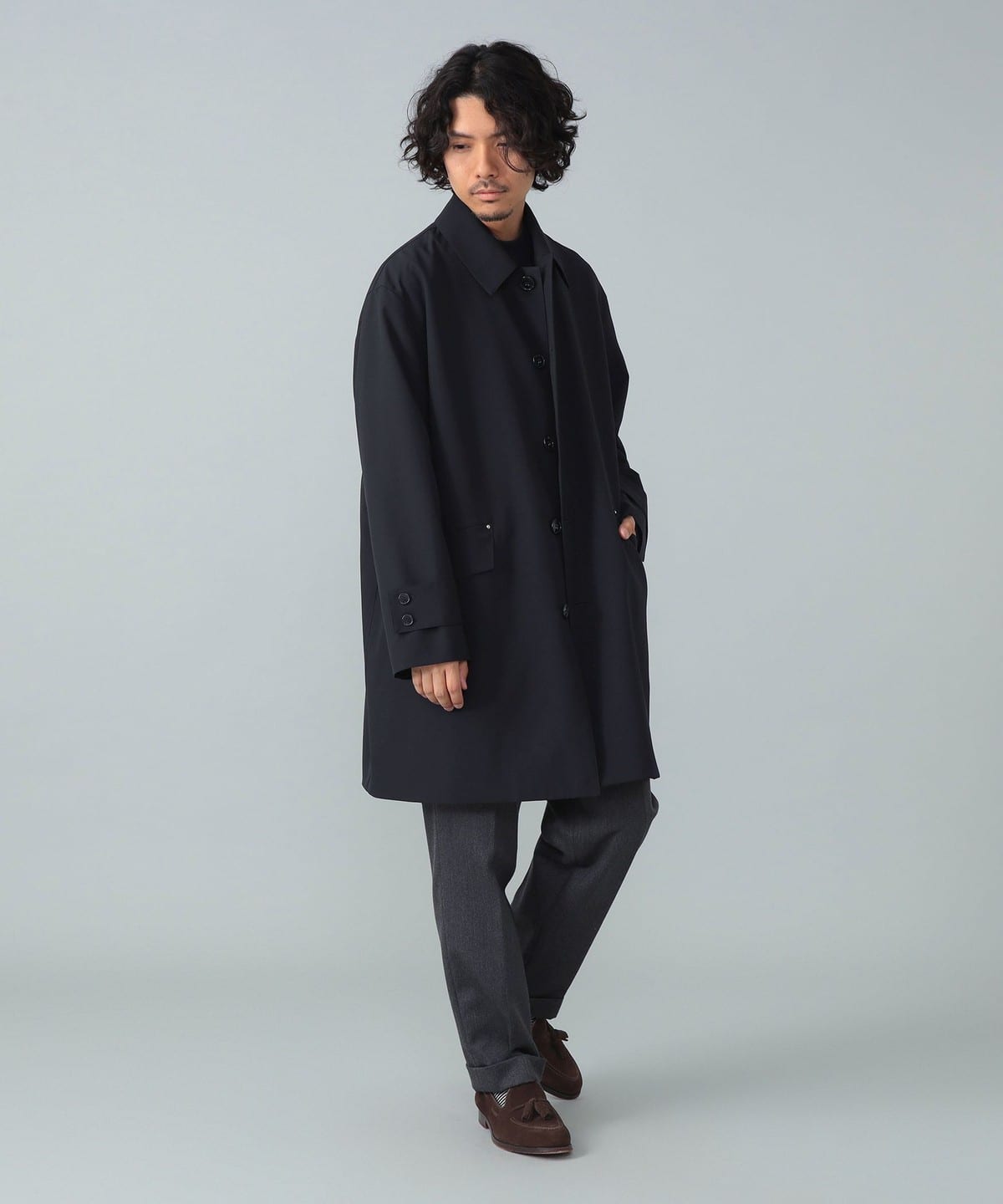 100％の保証 BEAMS F（ビームスF）【別注】MACKINTOSH / HUMBIE ネイビー ジャケット・アウター