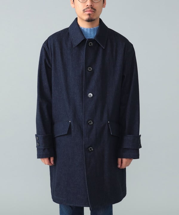 MACKINTOSH ステンカラーコートbeams別注　デニム マッキントッシュ Mackintosh 未使用 MACKINTOSH マッキントッシュ デニム ステン