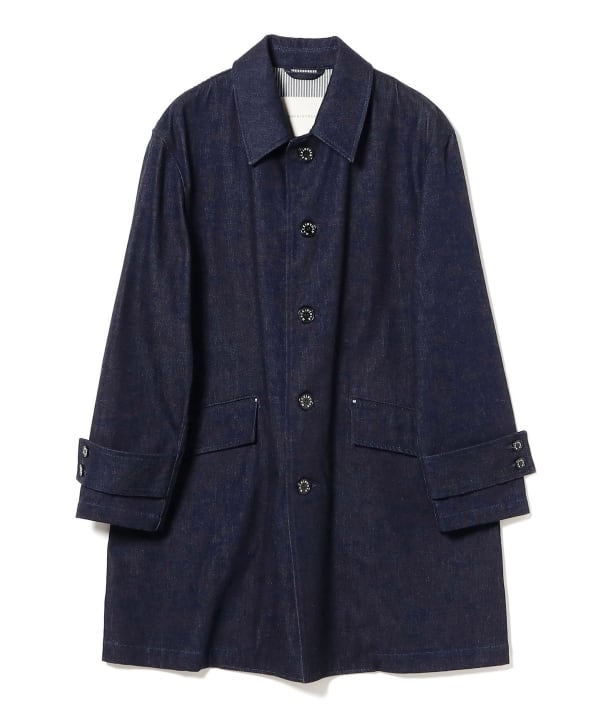 美品✳︎マッキントッシュ　ビームス BEAMS デニム ステンカラーコート 別注】MACKINTOSH / HUMBIE デニム コート（その他アウター