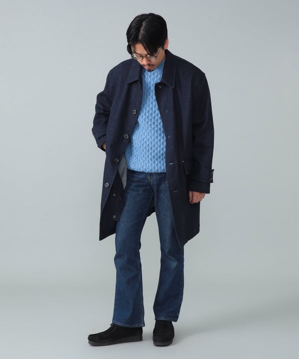 MACKINTOSH ステンカラーコートbeams別注　デニム マッキントッシュ Mackintosh 未使用 MACKINTOSH マッキントッシュ デニム ステン