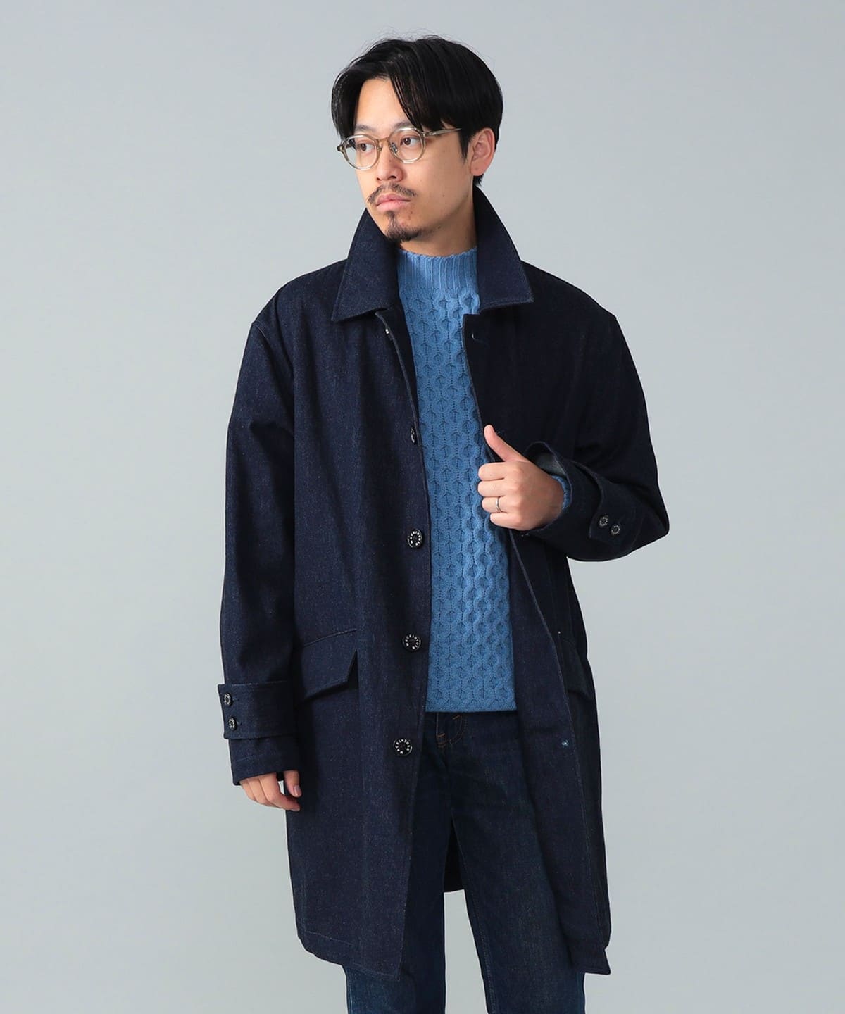 【別注】MACKINTOSH マッキントッシュ / HUMBIE デニム コート コート MEN INDIGO/AZ01 36 【別注】MACKINTOSH マッキントッシュ / HUMBIE デニム コート コート MEN INDIGO/AZ01 36