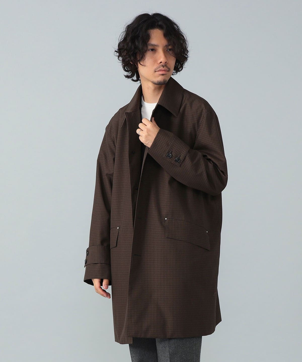 未使用✨ beams F ビームス エフ チェスター コート ウール 50