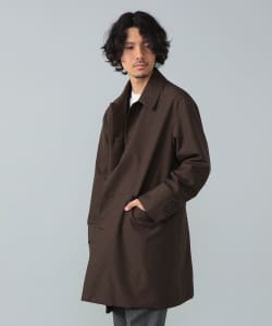 【別注】MACKINTOSH / HUMBIE ウール ブラウンチェック コート