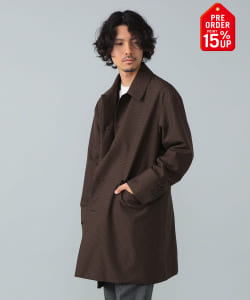 【+15%ポイントUP】【別注】MACKINTOSH / HUMBIE ウール ブラウンチェック コート
