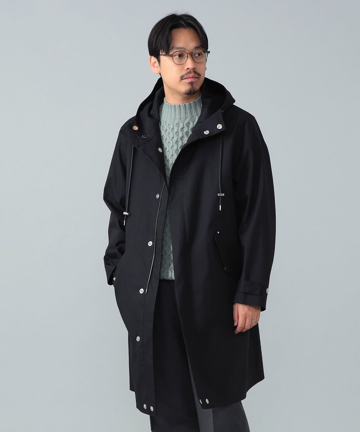 BEAMS F（ビームスF）MACKINTOSH / GRANISH フーデットコート