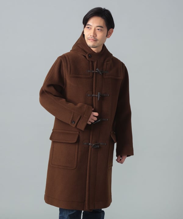 BEAMS F 【別注】INVERTERE / ヘリンボーン ダッフルコート BEAMS F（ビームスF）【別注】INVERTERE / ヘリンボーン ダッフル