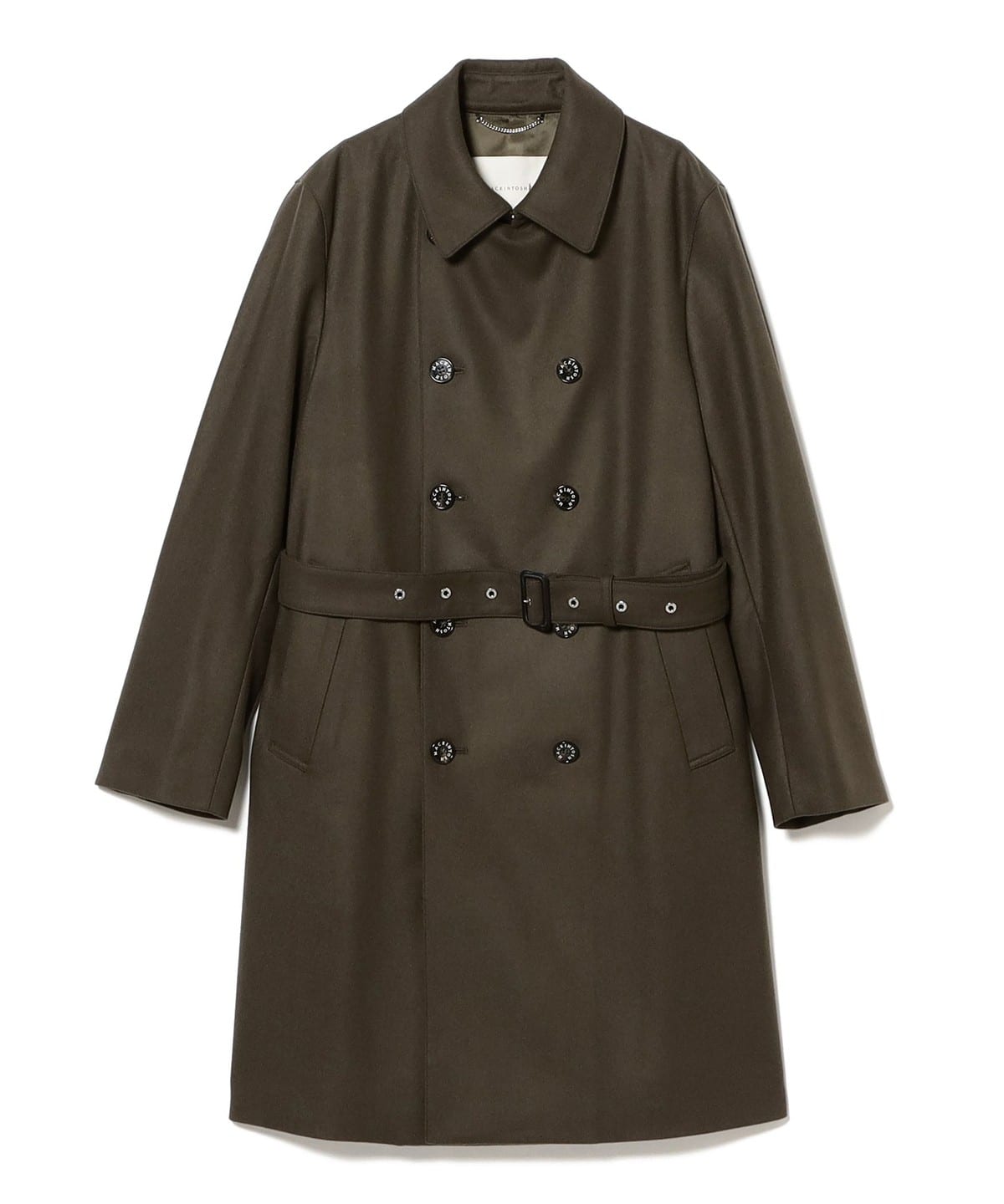 【別注】MACKINTOSH マッキントッシュ / DUNKELD TRENCH ライトメルトン トレンチコート コート MEN D. OLIVE/05 38