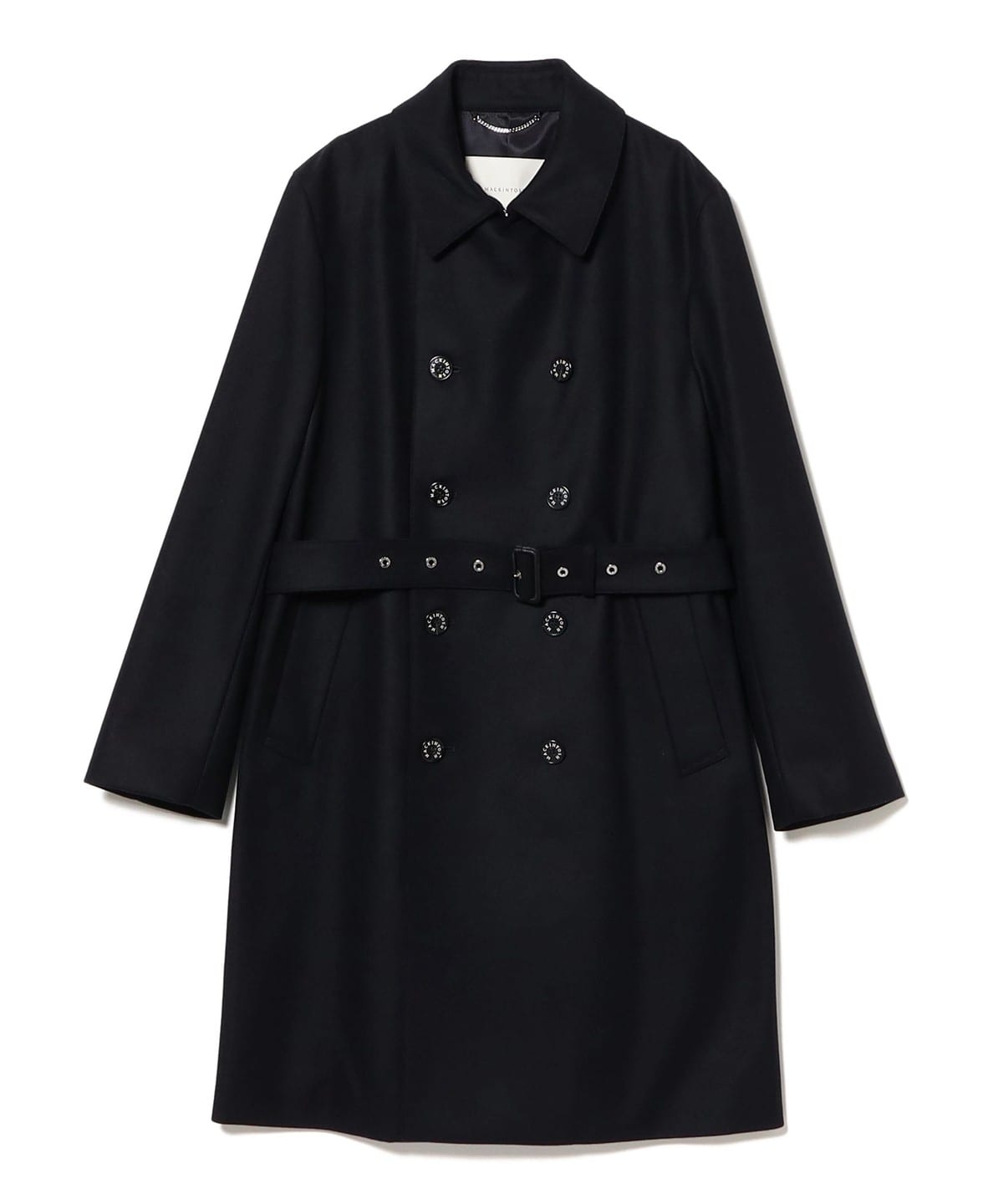 【別注】MACKINTOSH マッキントッシュ / DUNKELD TRENCH ライトメルトン トレンチコート コート MEN D. NAVY/04 34