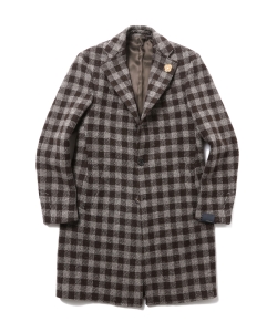 ▲LARDINI / 別注チェスターチェック コート
