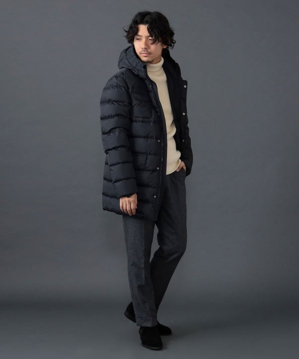 BEAMS F（ビームスF）HERNO / POLAR TECH 4ポケットフードダウン ...