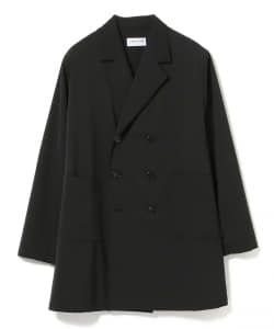 ▲LE PAR DESSUS / ウールギャバジン ダブルブレストコート