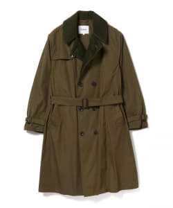 ▲Barbour × BEAMS F / 別注 WHITLEY ピーチスキン トレンチコート