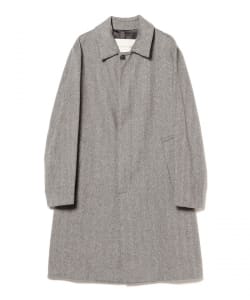MACKINTOSH / DUNKELD カシミヤ ヘリンボーン ステンカラーコート