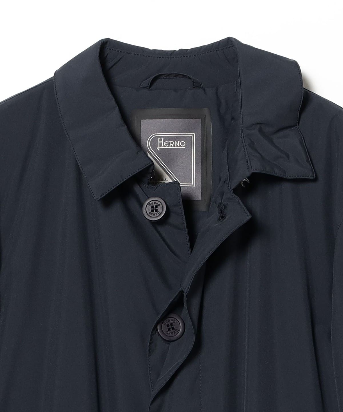BEAMS F（ビームスF）HERNO / 2レイヤー ステンカラー ダウンコート