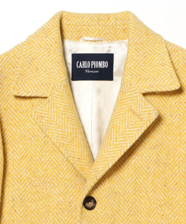 [Special order] CARLO PIOMBO / DOUGLAS Wool Herringbone Coat