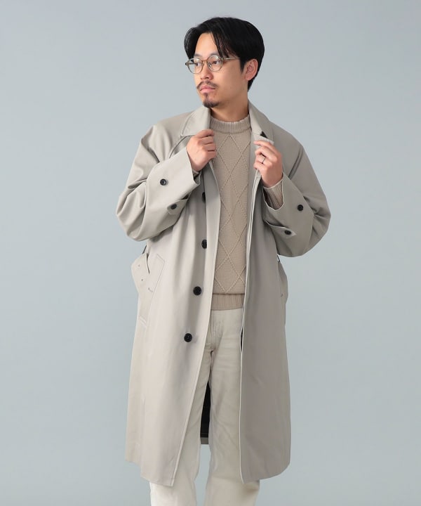 Sealup × BEAMS F ベルテッドコート オススメシングルベルテッドコート。｜BEAMS F（ビームスF）｜BEAMS