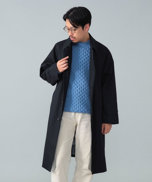 BEAMS F（ビームスF）シングル ベルテッドバルカラーコート（コート