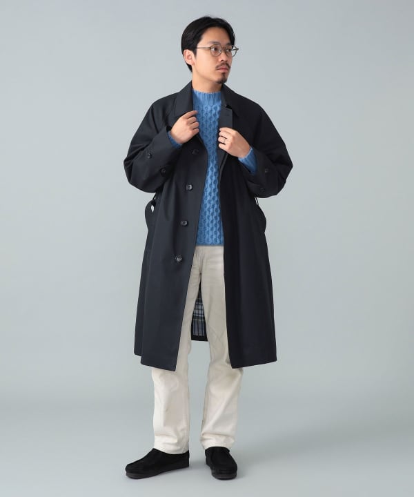 BEAMS F（ビームスF）シングル ベルテッドバルカラーコート
