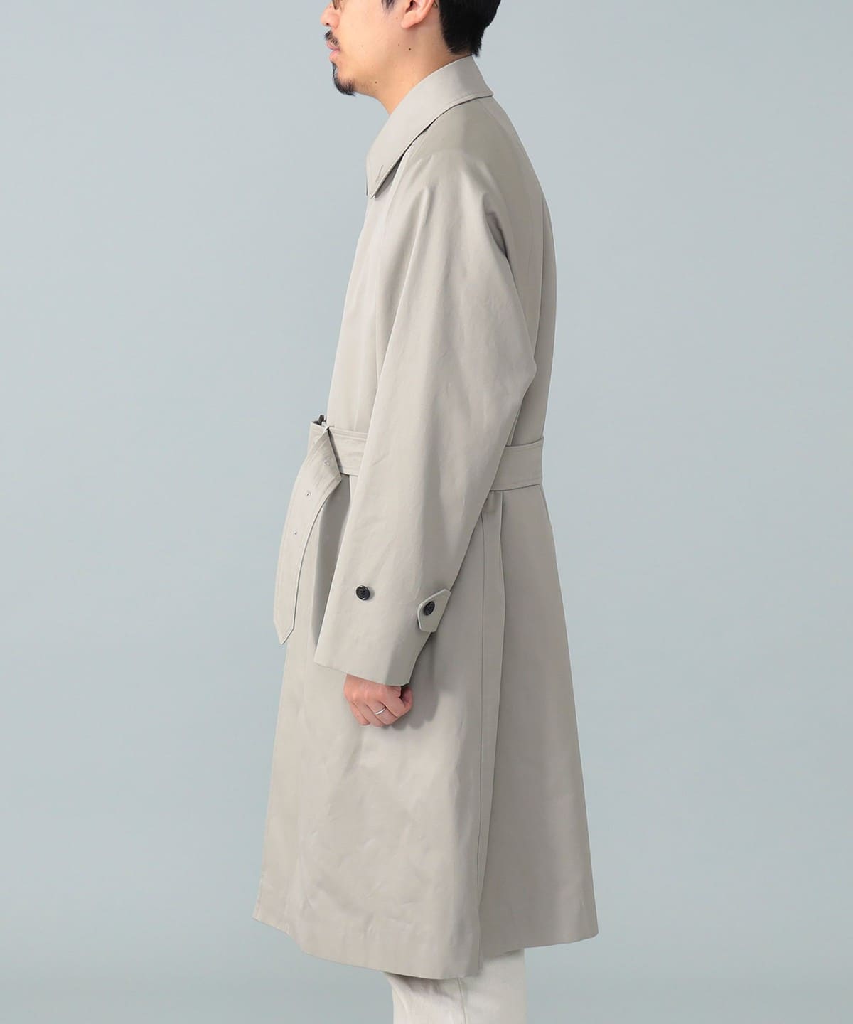 BEAMS F（ビームスF）シングル ベルテッドバルカラーコート（コート