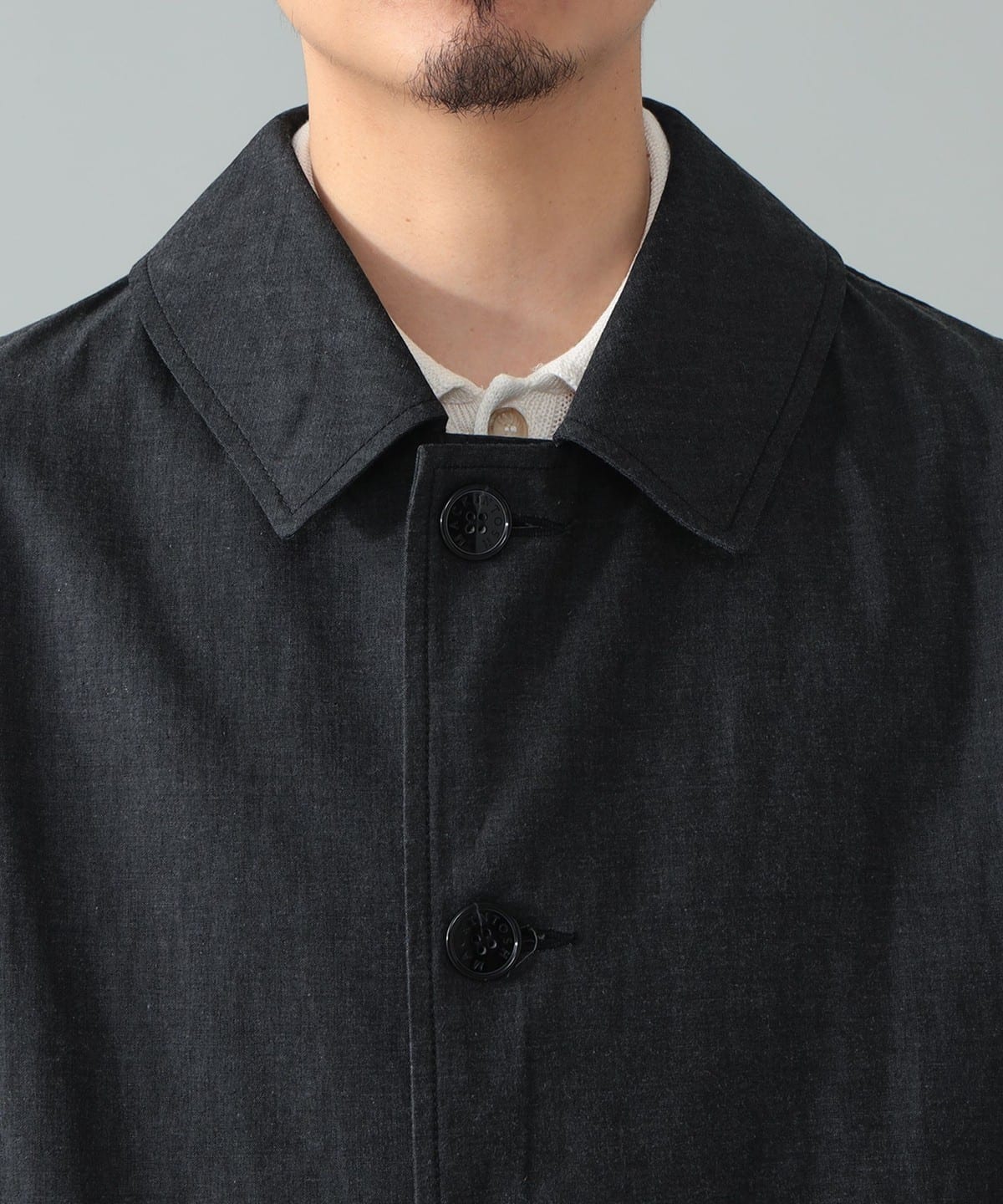 BEAMS Fマッキントッシュ DUNKELD SHORT ステンカラーコート BEAMS F（ビームスF）MACKINTOSH / DUNKELD SHORT ポリエステル ステン