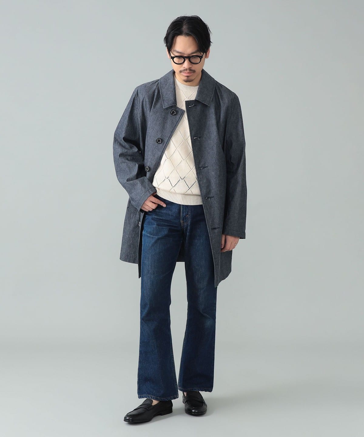 BEAMS F（ビームスF）【別注】MACKINTOSH / DUNKELD SHORT デニム