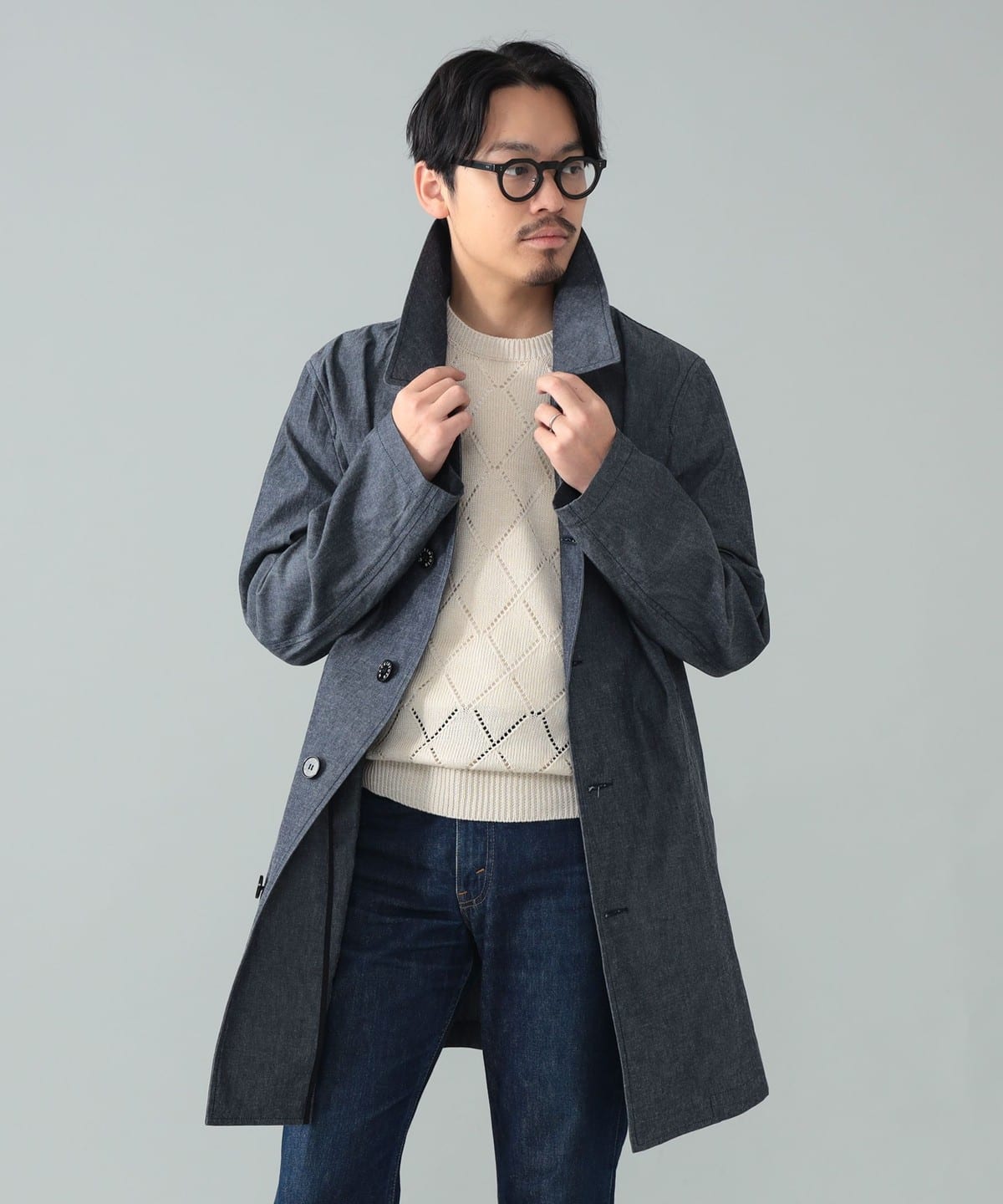 BEAMS F（ビームスF）【別注】MACKINTOSH / DUNKELD SHORT デニム