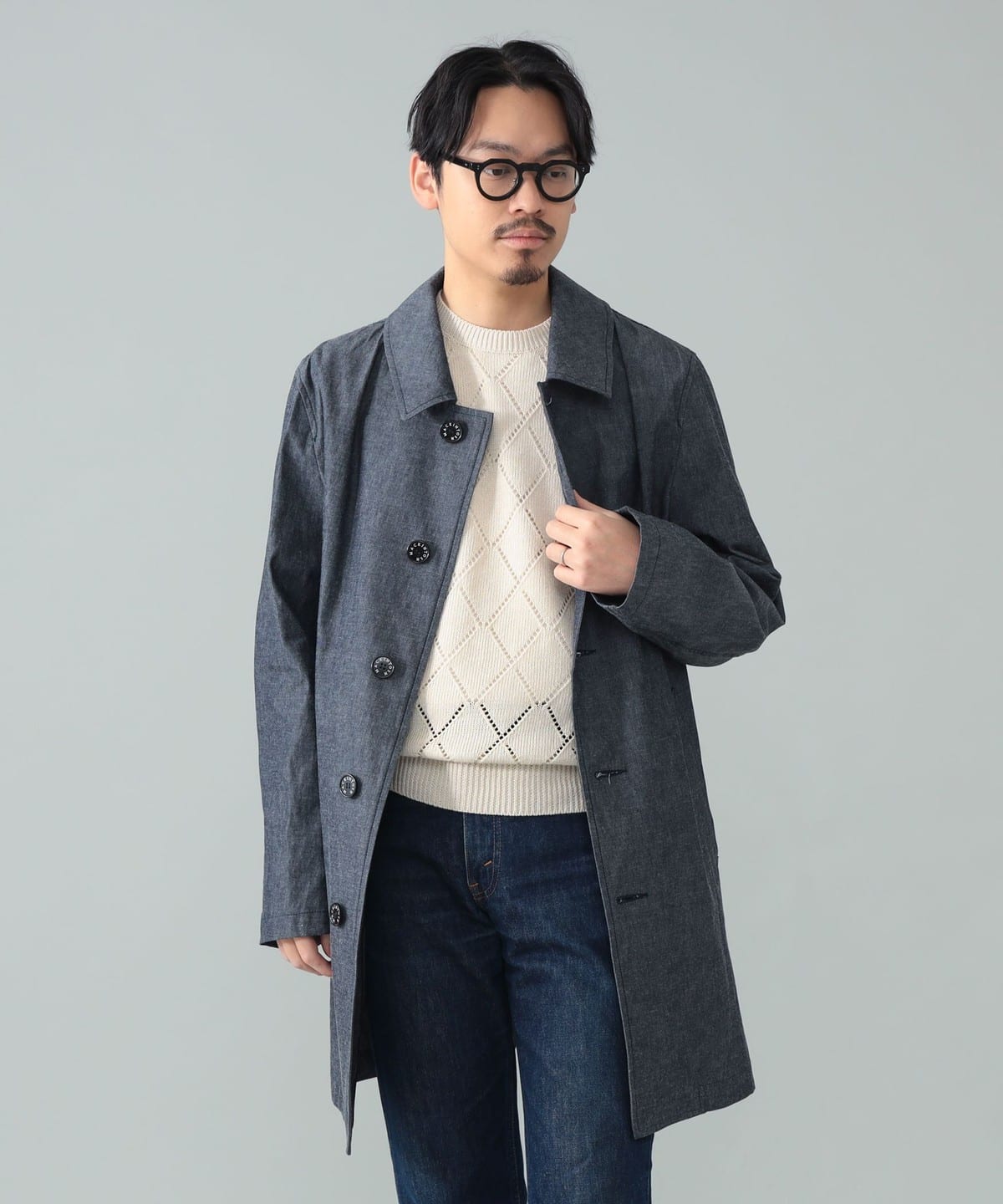 BEAMS F（ビームスF）【別注】MACKINTOSH / DUNKELD SHORT デニム