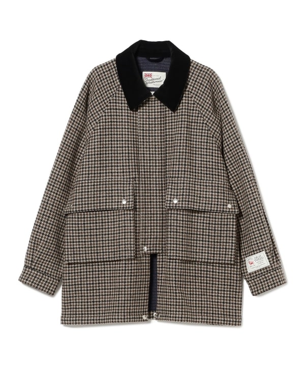 【別注】Traditional Weatherwear / ELTON ミックスファブリック ガンクラブチェック ジャケット