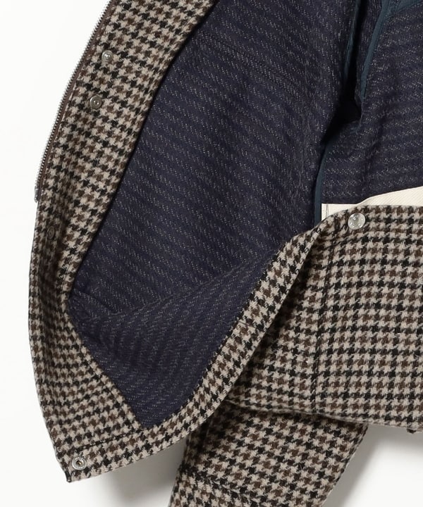 【別注】Traditional Weatherwear / ELTON ミックスファブリック ガンクラブチェック ジャケット