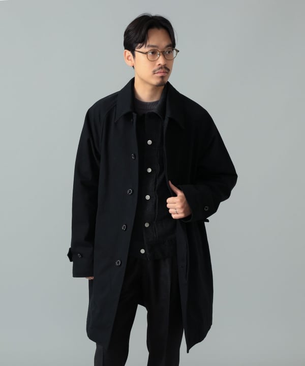 【+10%ポイントUP】【別注】MACKINTOSH / DURHAM デニム ステンカラーコート Model：H175cm　Size：40